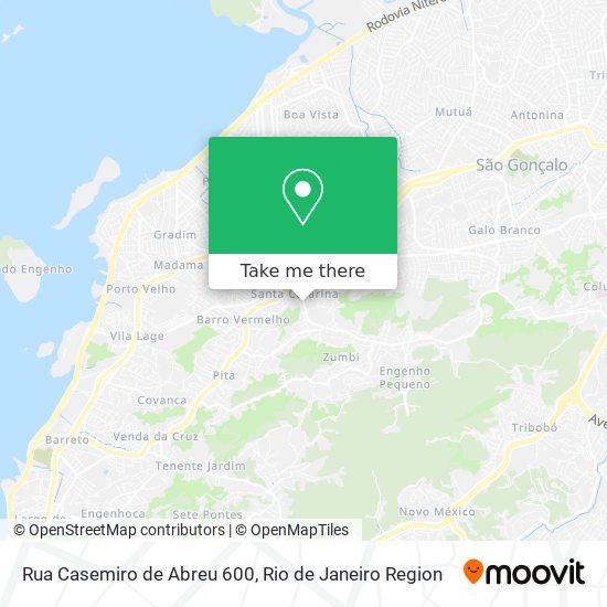 Rua Casemiro de Abreu 600 map