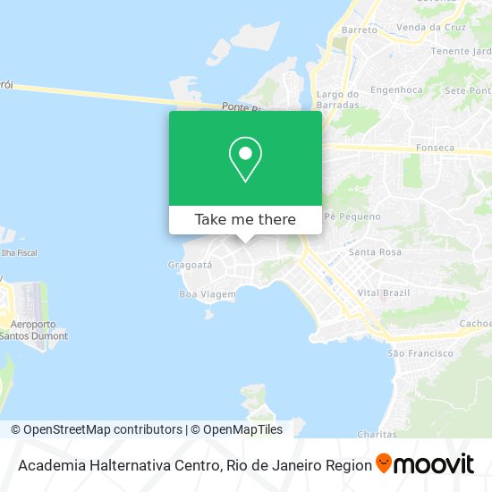 Mapa Academia Halternativa Centro