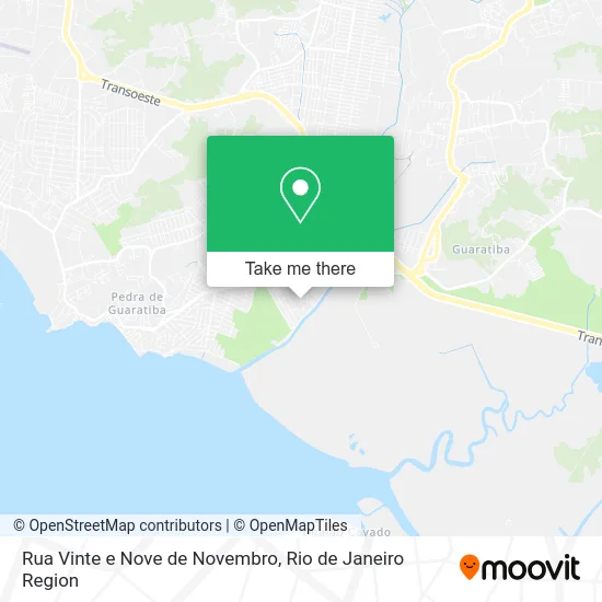 Rua Vinte e Nove de Novembro map
