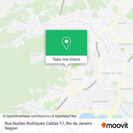 Mapa Rua Nucleo Rodrigues Caldas 17