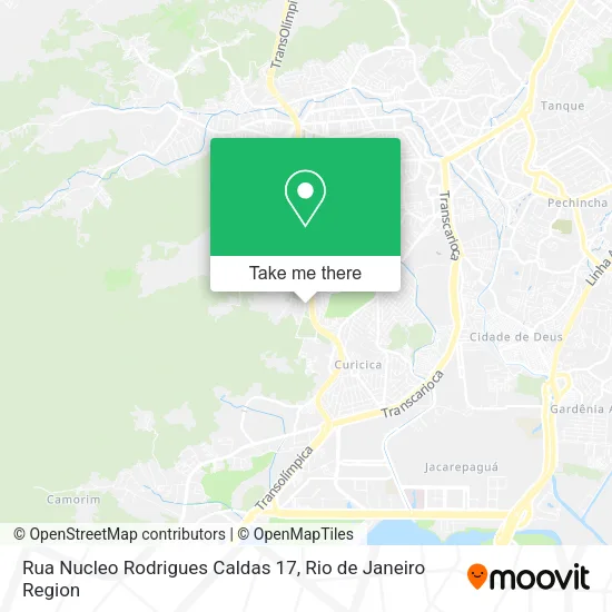 Rua Nucleo Rodrigues Caldas 17 map