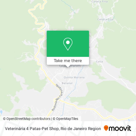 Veterinária 4 Patas-Pet Shop map