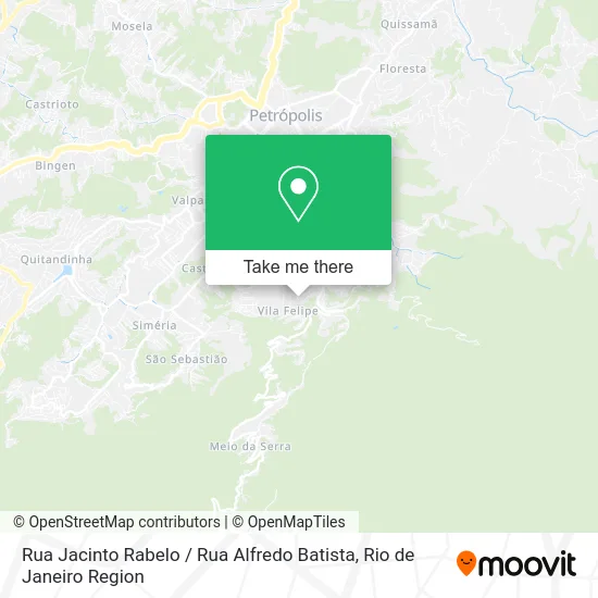 Rua Jacinto Rabelo / Rua Alfredo Batista map