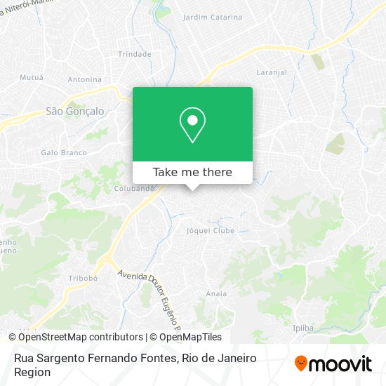 Rua Sargento Fernando Fontes map