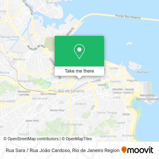 Rua Sara / Rua João Cardoso map