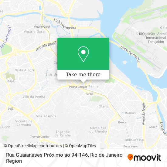 Rua Guaianases Próximo ao 94-146 map