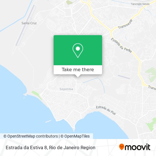 Estrada da Estiva 8 map