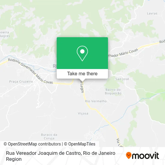 Rua Vereador Joaquim de Castro map