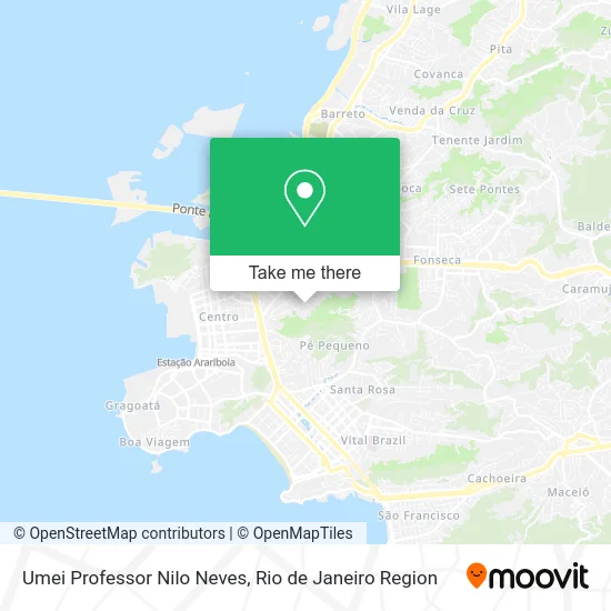 Umei Professor Nilo Neves map