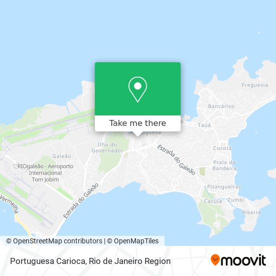 Portuguesa Carioca map