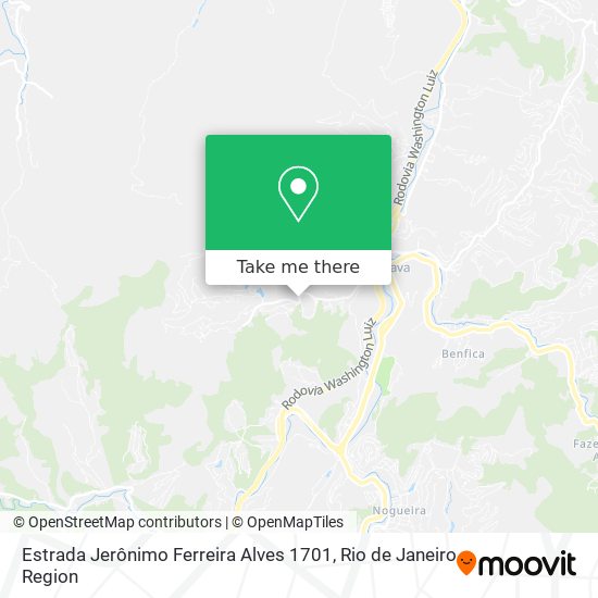 Estrada Jerônimo Ferreira Alves 1701 map