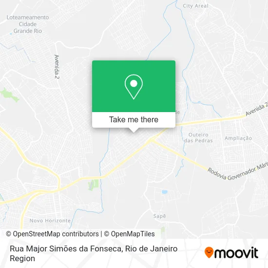 Rua Major Simões da Fonseca map