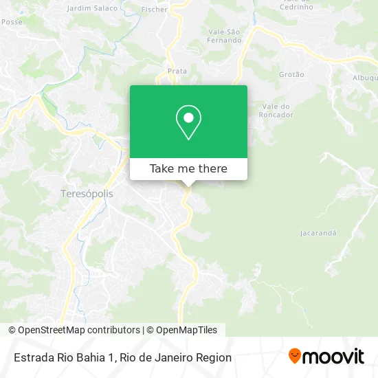 Estrada Rio Bahia 1 map