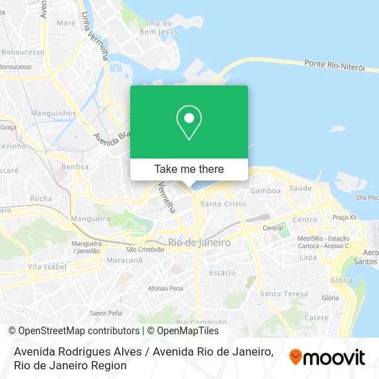 Avenida Rodrigues Alves / Avenida Rio de Janeiro map