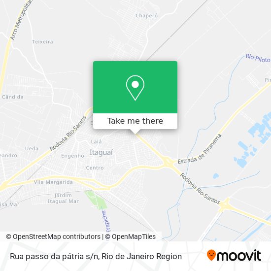 Rua passo da pátria s/n map