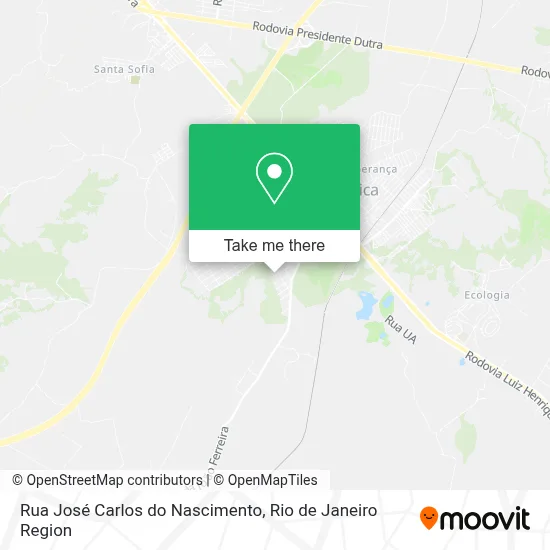 Rua José Carlos do Nascimento map