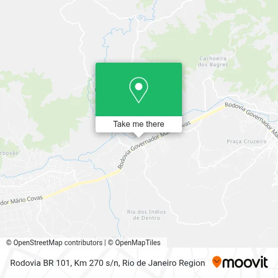Rodovia BR 101, Km 270 s/n map