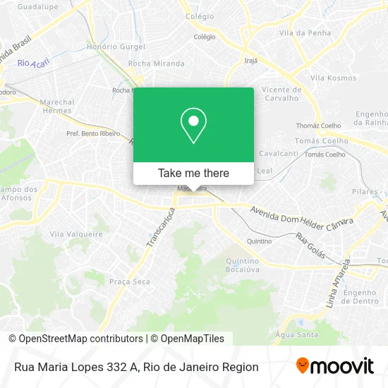 Rua Maria Lopes 332 A map