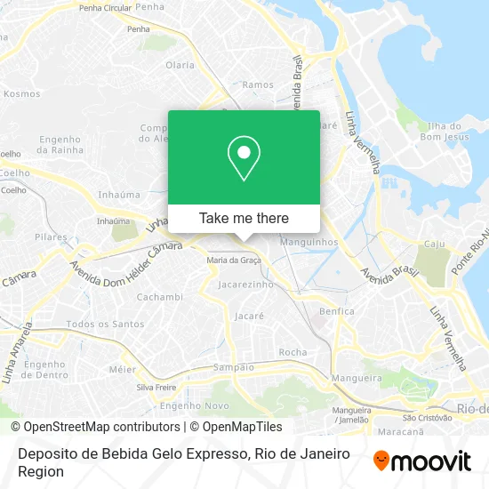 Deposito de Bebida Gelo Expresso map