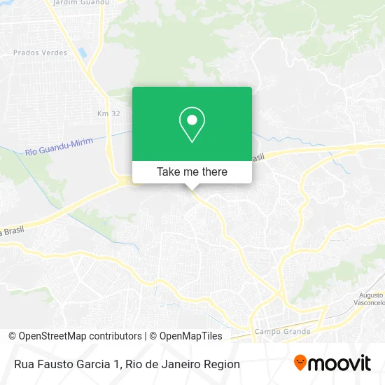 Rua Fausto Garcia 1 map