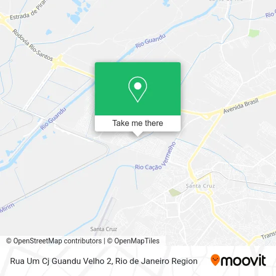 Rua Um Cj Guandu Velho 2 map