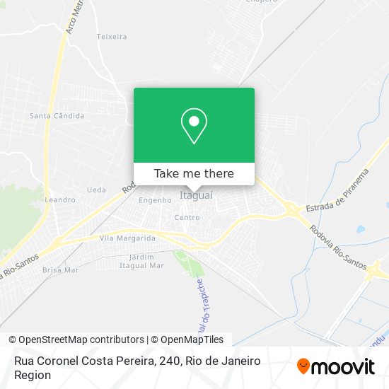 Mapa Rua Coronel Costa Pereira, 240