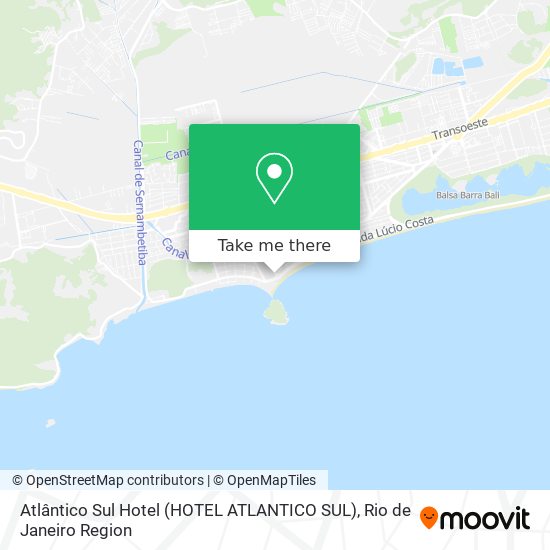 Atlântico Sul Hotel (HOTEL ATLANTICO SUL) map