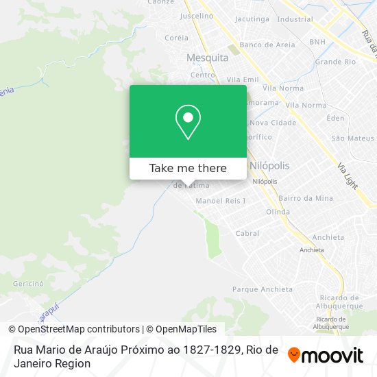 Rua Mario de Araújo Próximo ao 1827-1829 map