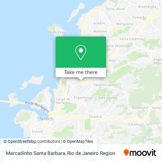 Mapa Mercadinho Santa Barbara