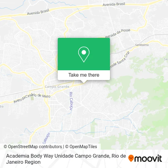Academia Body Way Unidade Campo Grande map