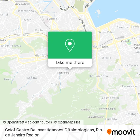 Ceiof Centro De Investigacoes Oftalmologicas map