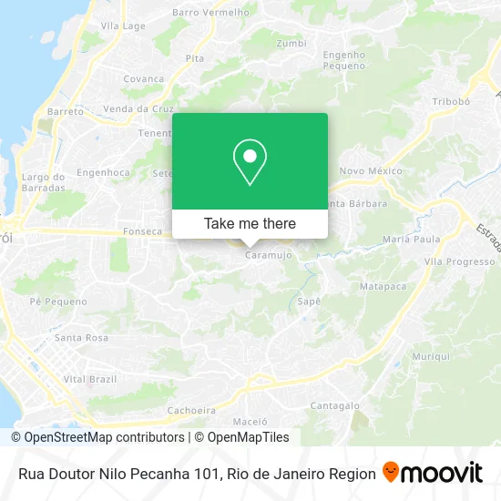 Rua Doutor Nilo Pecanha 101 map