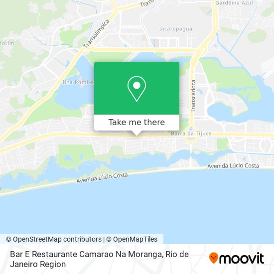 Bar E Restaurante Camarao Na Moranga map