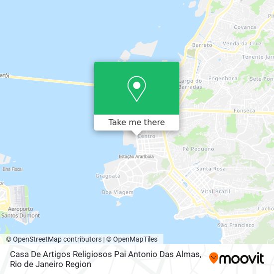 Mapa Casa De Artigos Religiosos Pai Antonio Das Almas