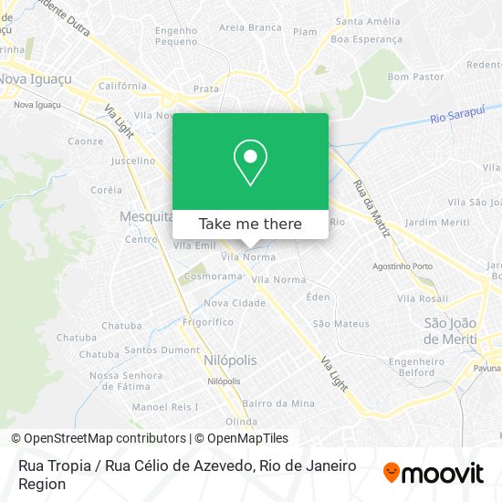 Rua Tropia / Rua Célio de Azevedo map