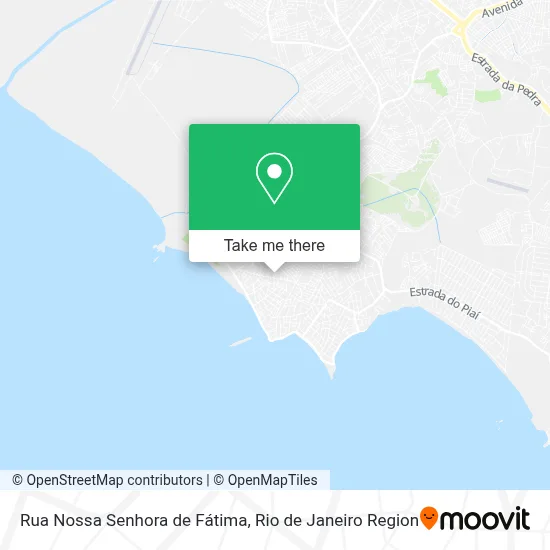 Rua Nossa Senhora de Fátima map