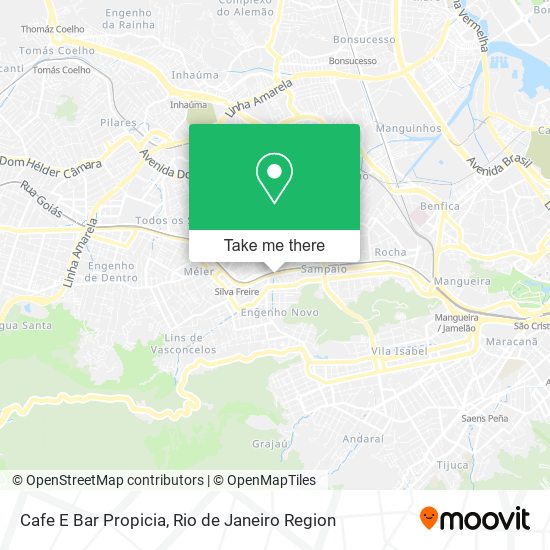 Cafe E Bar Propicia map