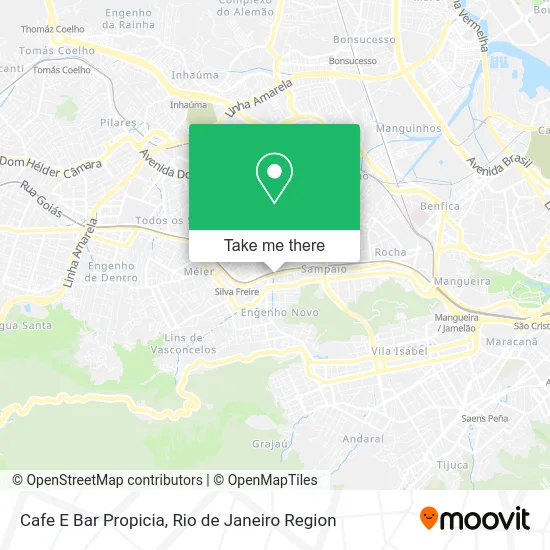 Cafe E Bar Propicia map