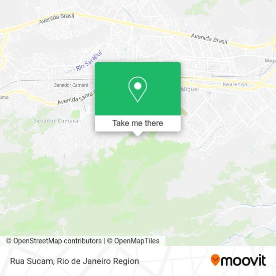 Rua Sucam map