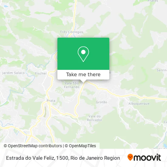 Estrada do Vale Feliz, 1500 map