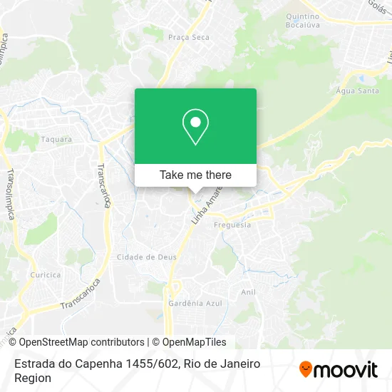 Estrada do Capenha 1455/602 map