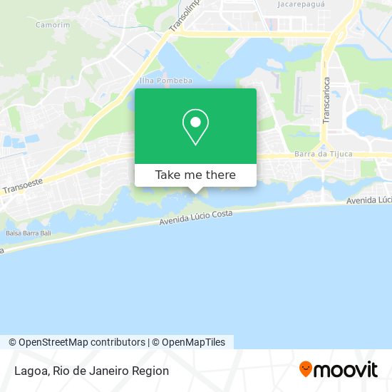 Lagoa map