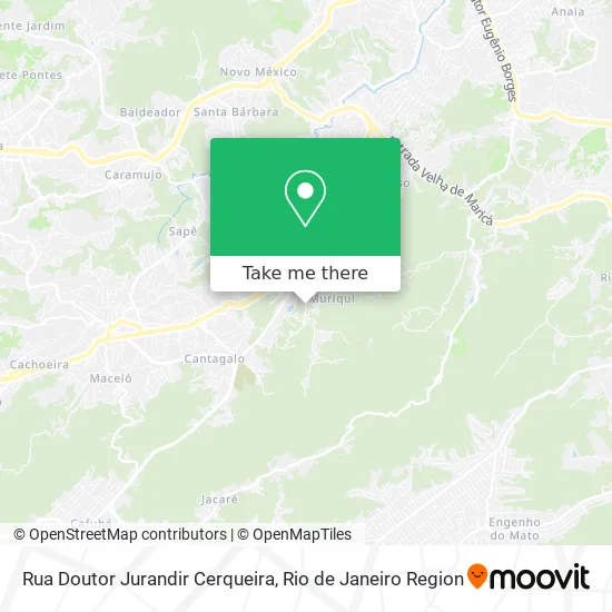 Rua Doutor Jurandir Cerqueira map