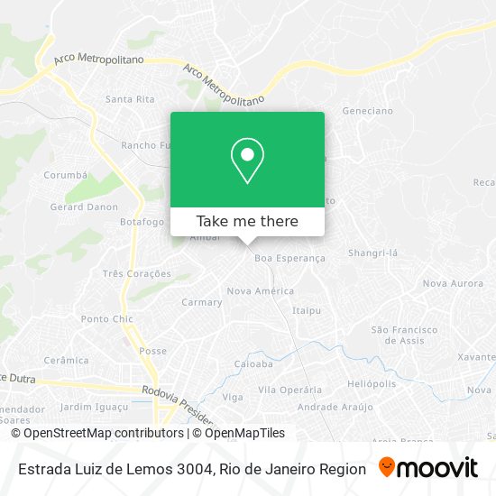 Estrada Luiz de Lemos 3004 map
