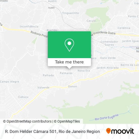 R. Dom Hélder Câmara 501 map