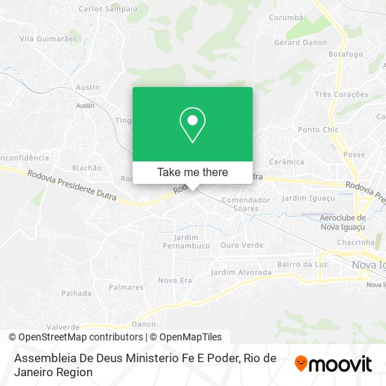 Assembleia De Deus Ministerio Fe E Poder map