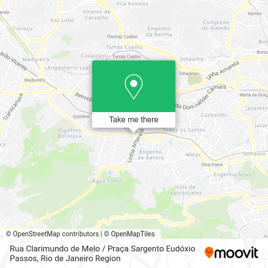 Rua Clarimundo de Melo / Praça Sargento Eudóxio Passos map