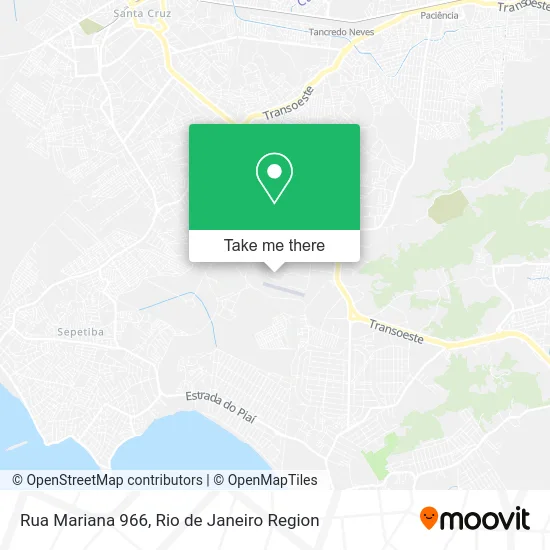 Rua Mariana 966 map