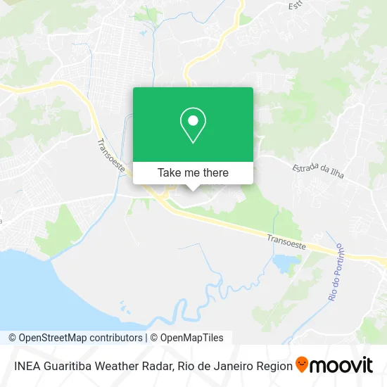 INEA Guaritiba Weather Radar map