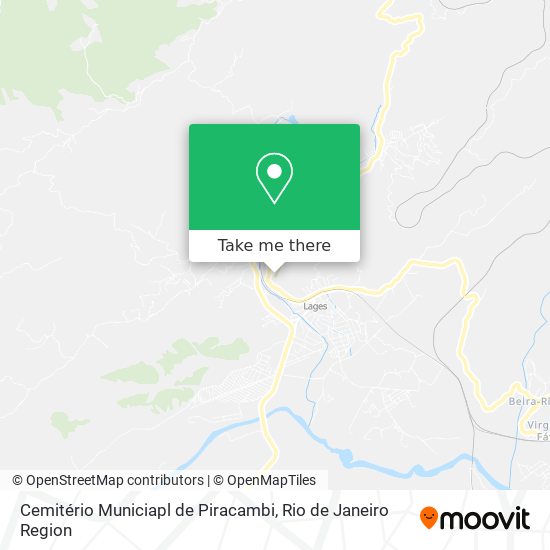 Mapa Cemitério Municiapl de Piracambi